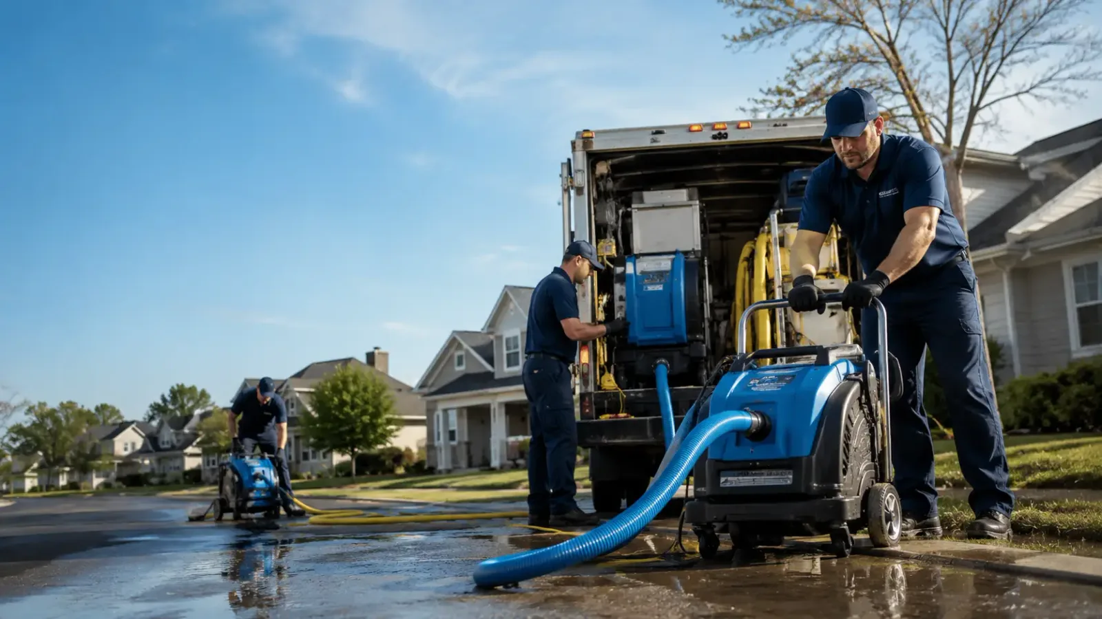 Flood Damage Cleanup in Sun, LA